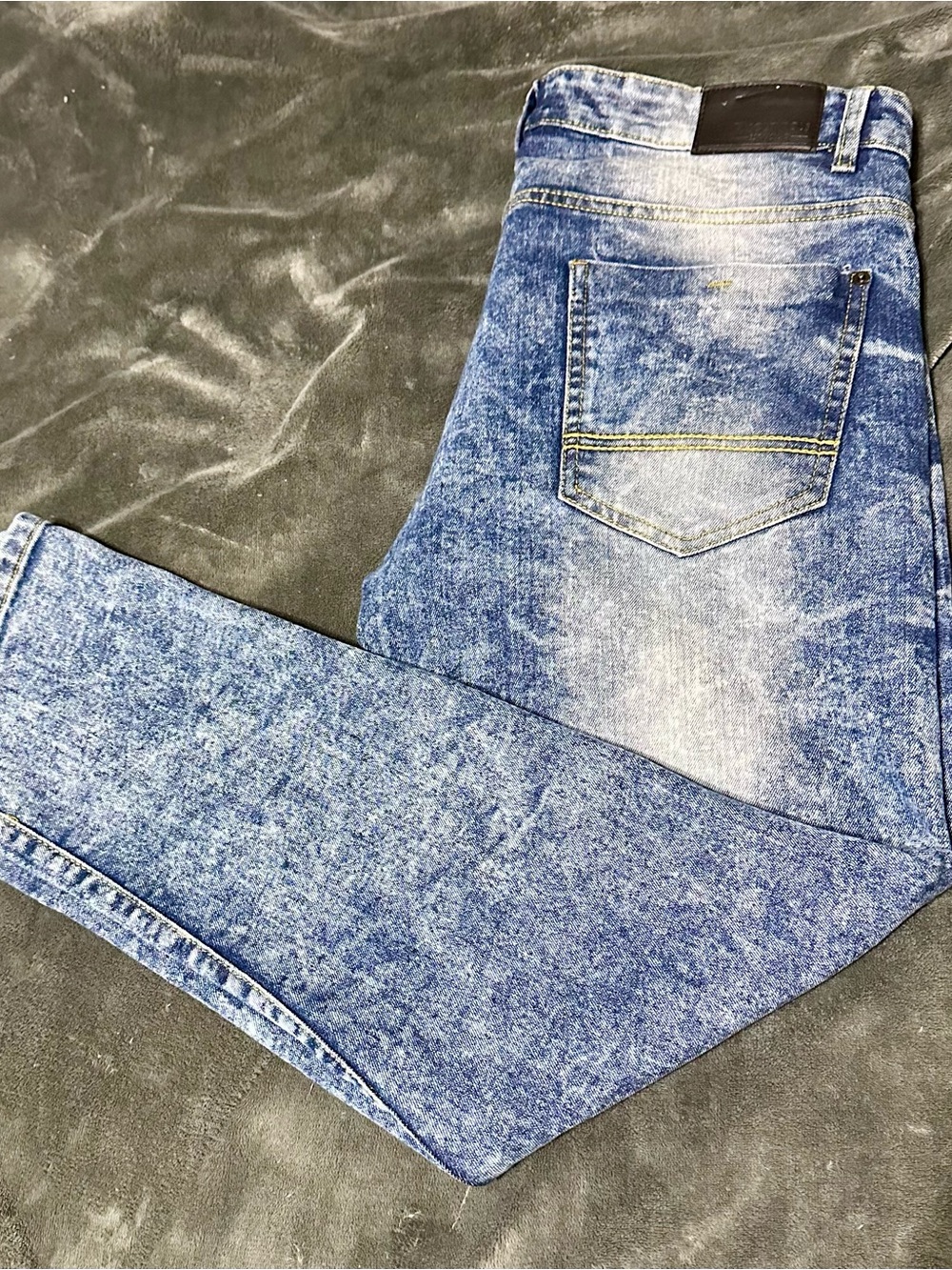 Vintage Southpole Skinny Jeans Mens 34x30 Distressed Acid Wash Y2K  Denim